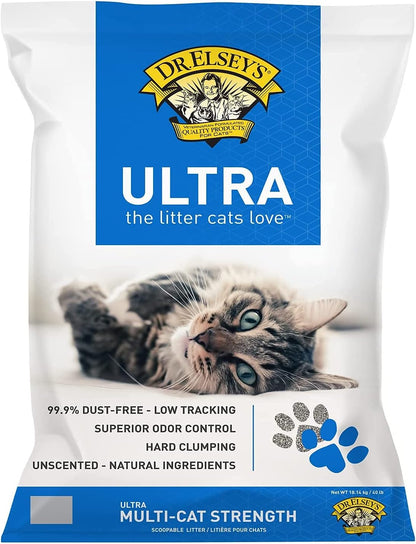 Dr. Elsey's Arena para gatos de arcilla aglutinante ultra sin p...