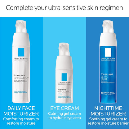 La Roche-Posay Toleriane Humectador facial, relajante, ultra Intens...