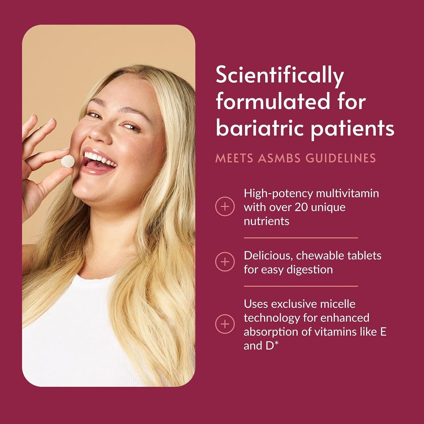 Bariatric Advantage Chewable Advanced Multi EA - Multivitamínico ma...