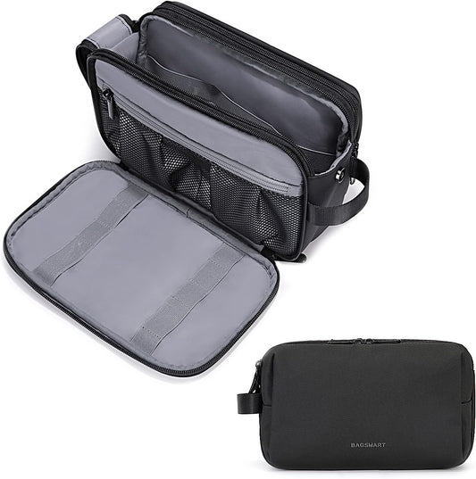 BAGSMART - Bolsa de aseo para hombres, organizador de viaje, kit Do...