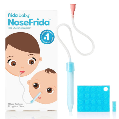 Frida Baby - Aspirador nasal para bebé con 20 filtros higiénicos ex...