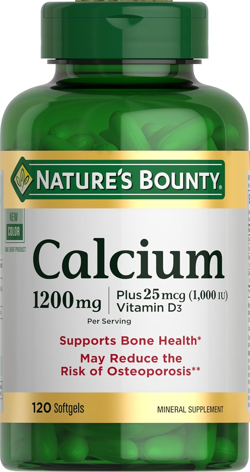 Calcio 0,04 oz de Nature\u2019s Bounty. Plus Vitamina D3., AUS-060,...