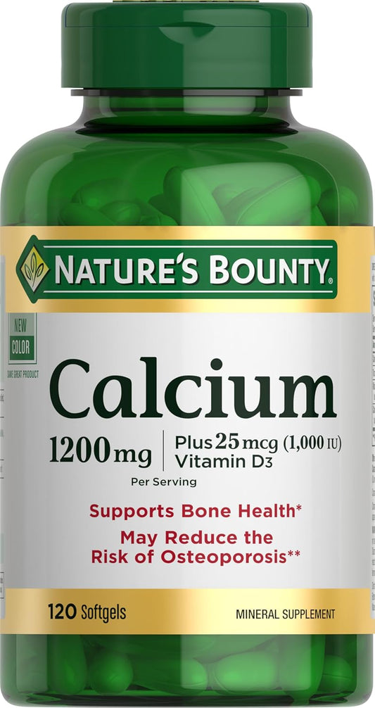 Calcio 0,04 oz de Nature\u2019s Bounty. Plus Vitamina D3., AUS-060,...