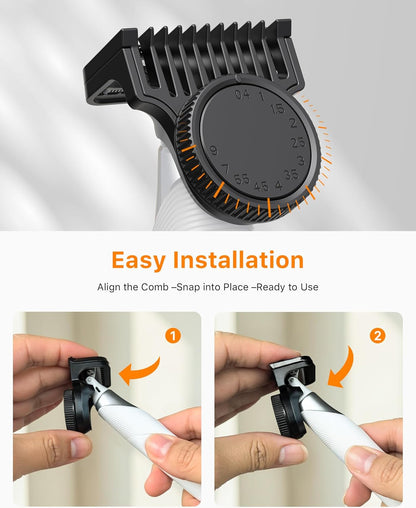 Trimcoo Nuevo Kit Eléctrico de Recortador de Barba y Pelo de Nariz...