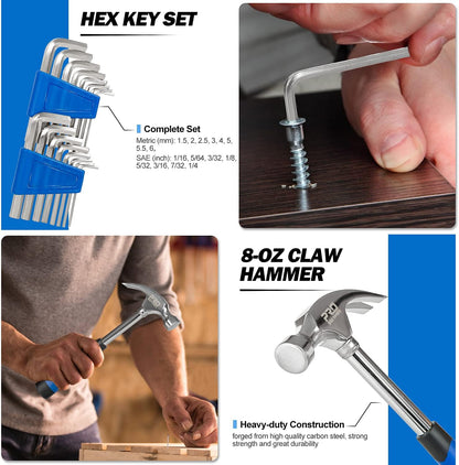 Prostormer - Kit de herramientas para el hogar de 179 piezas, juego...