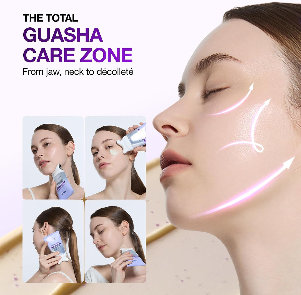 ANUA Crema de colágeno y retinol de gua sha, 2.7 onzas líquidas | C...