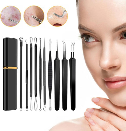 Kit de herramientas de acero inoxidable para eliminar puntos negros...