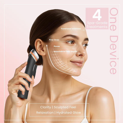 Dispositivo de estiramiento facial 8 en 1 para apretar y levantar l...