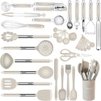 Juego de utensilios de cocina - Utensilios de cocina de silicona -...