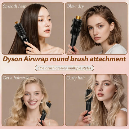 Cepillo voluminizador redondo grande mejorado para Dyson Airwrap HS...