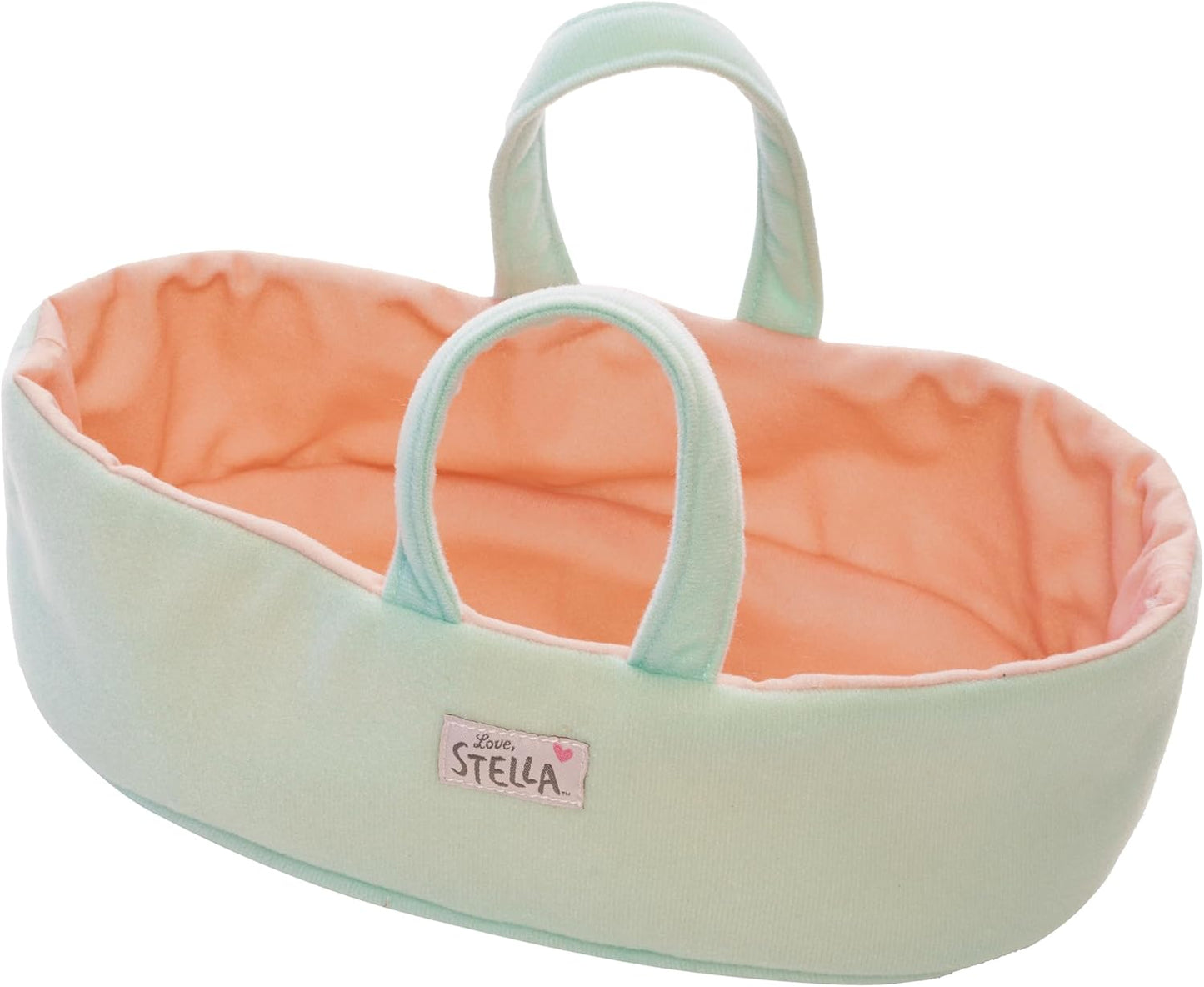 Love, Stella My First Doll Peach con moisés para recién nacidos y b...
