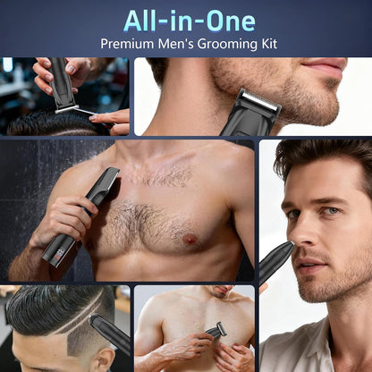 Manscape - Recortadora de cuerpo y barba para hombres, kit de aseo...