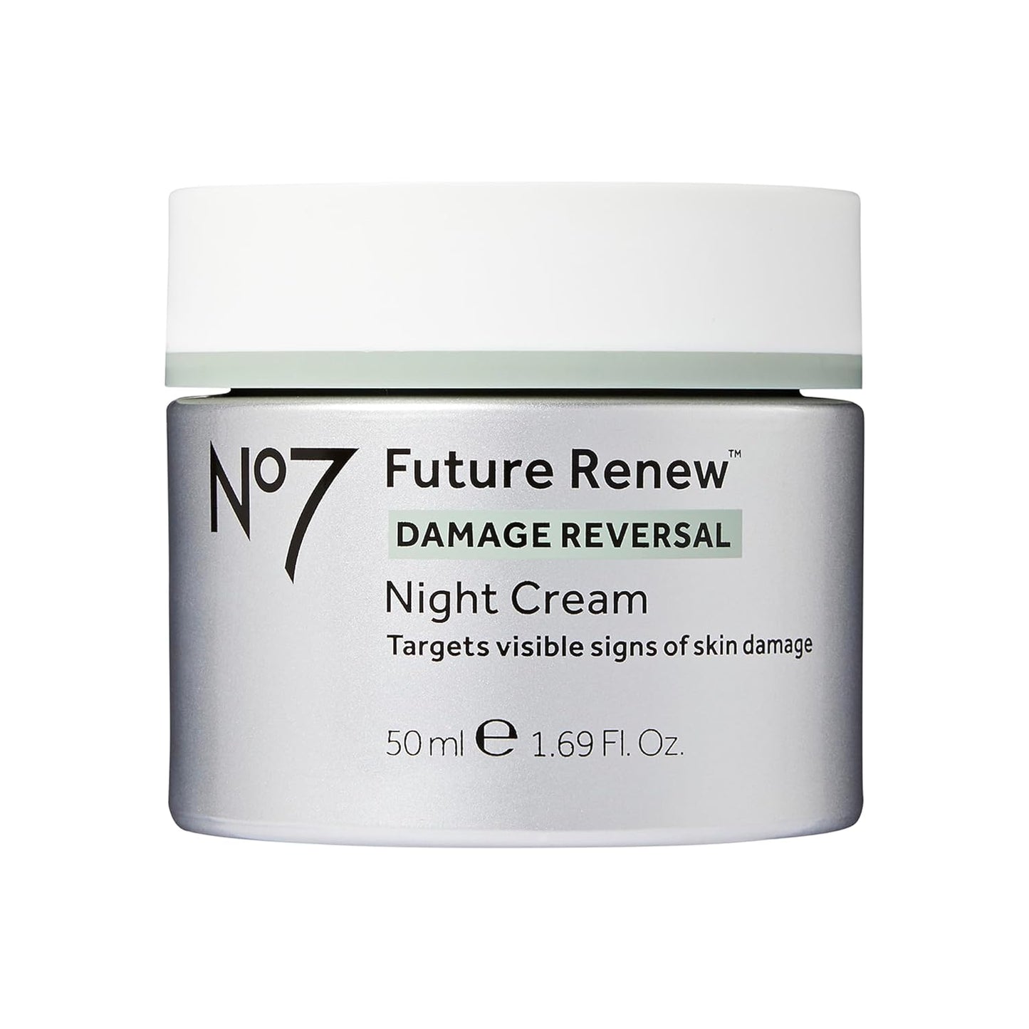 No7 Crema de noche Future Renew Damage Reversal - Hidratante facial antienvejecimiento - Infundido con tecnología peptídica para revertir los signos visibles de daño - Reparación de barrera cutánea