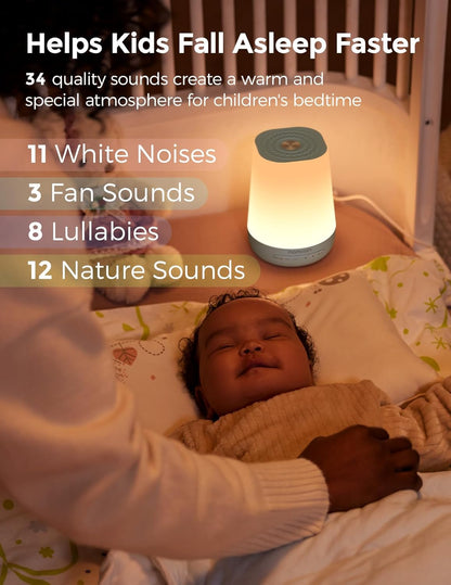 Máquina de Sonido para Bebés, Máquina de Ruido Blanco Momcozy para...