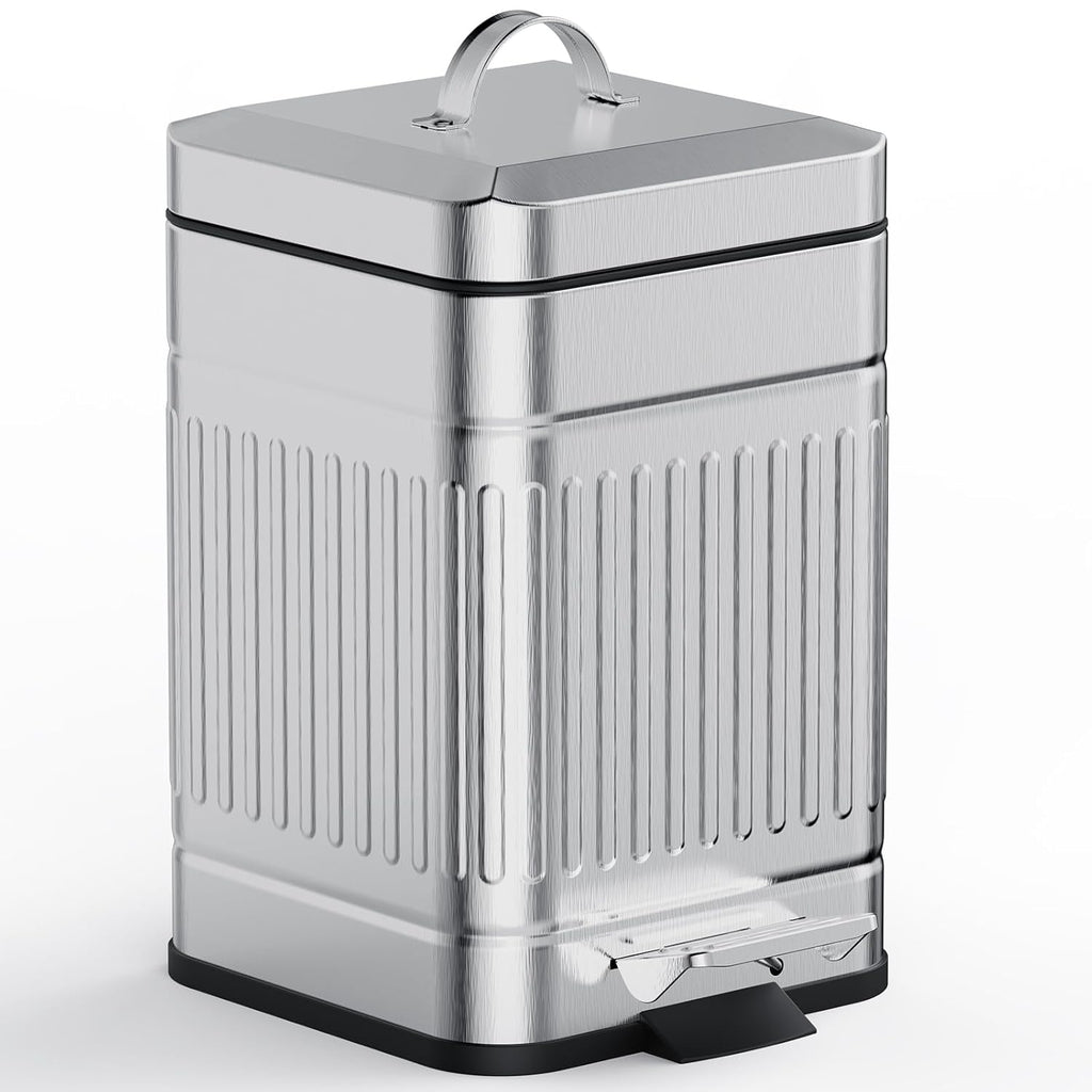 CEROELDA Cubo de Basura Pequeño con Tapa - 5L\/1.3 Gal, Cubo de Bas...