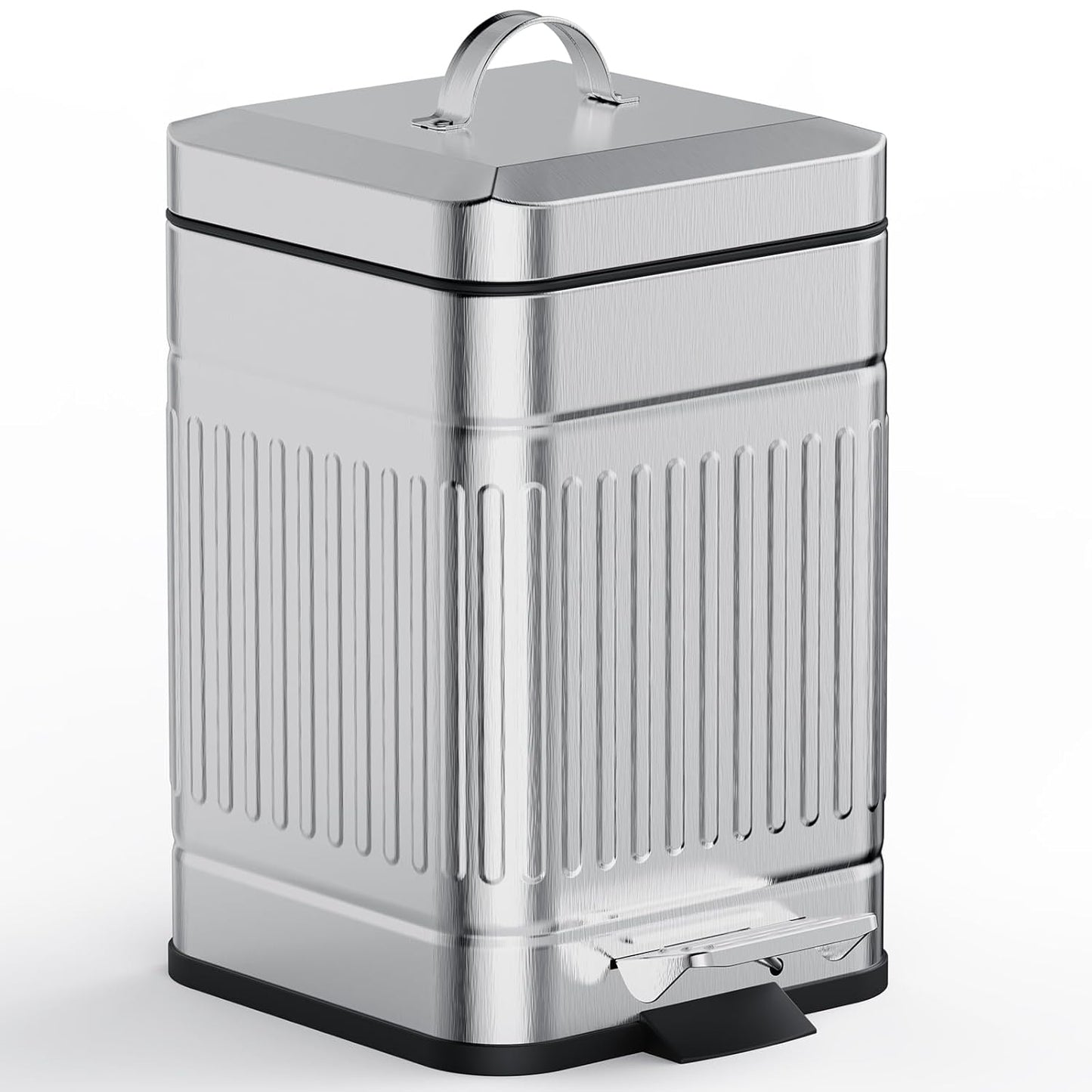 CEROELDA Cubo de Basura Pequeño con Tapa - 5L\/1.3 Gal, Cubo de Bas...