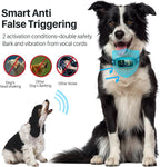 FAFAFROG Collar antiladridos de perro, collar inteligente recargabl...