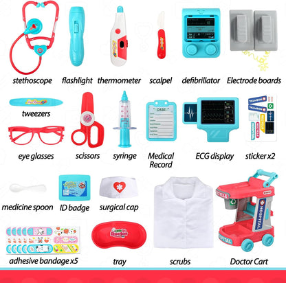 Kit de médico de juguete Liberry para niños pequeños de 2, 3, 4 y 5...