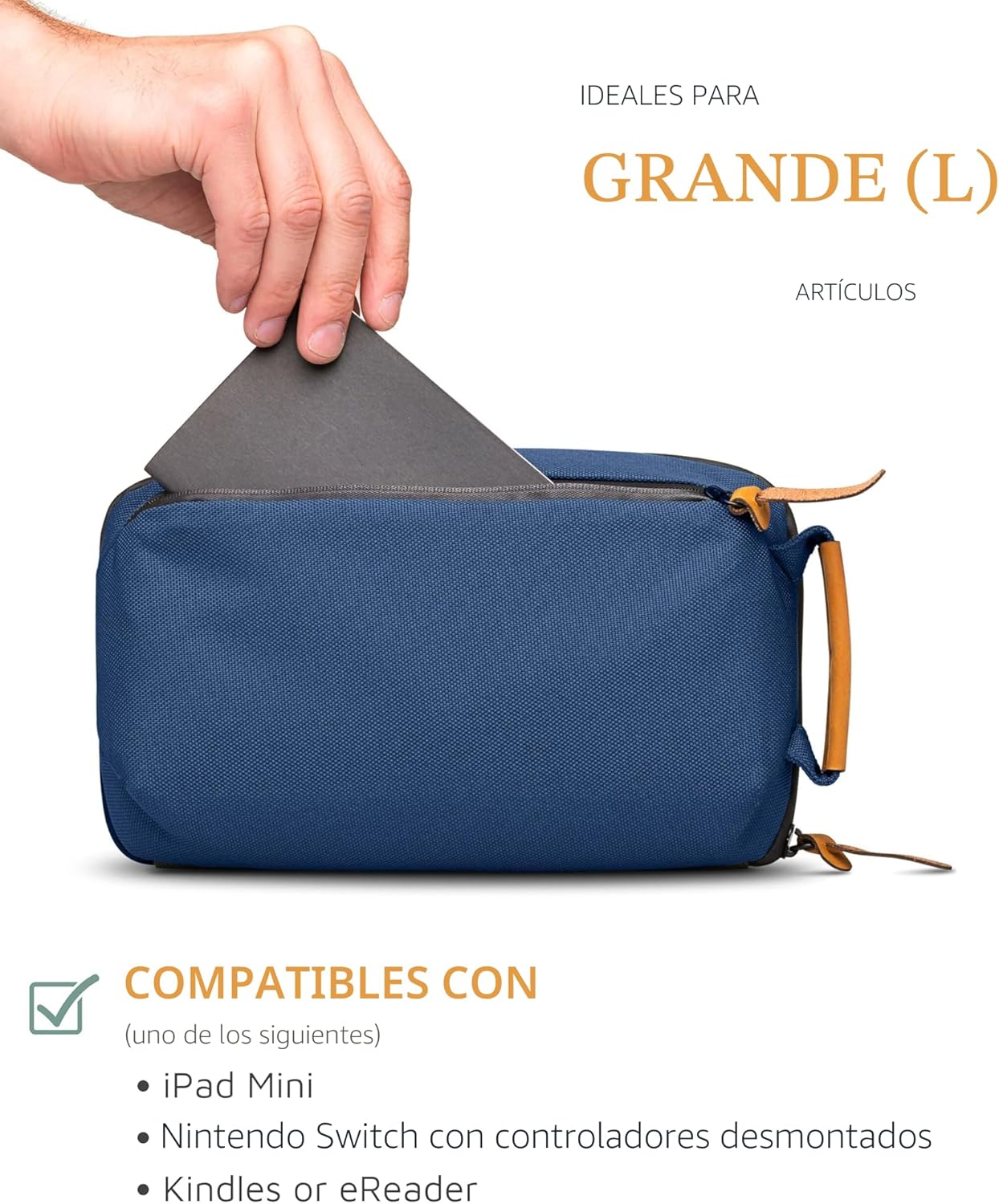 TRIPPED Travel Gear Tech Bag Organizer - Pequeña bolsa organizadora...