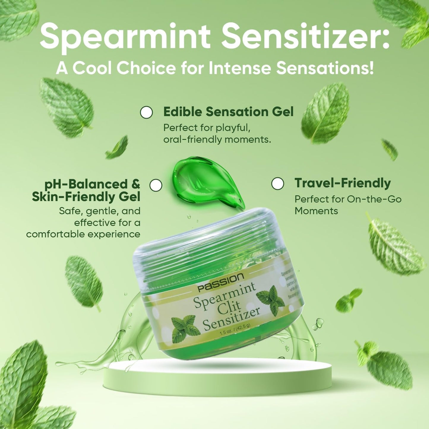 Gel sensibilizador vaginal Passion Spearmint