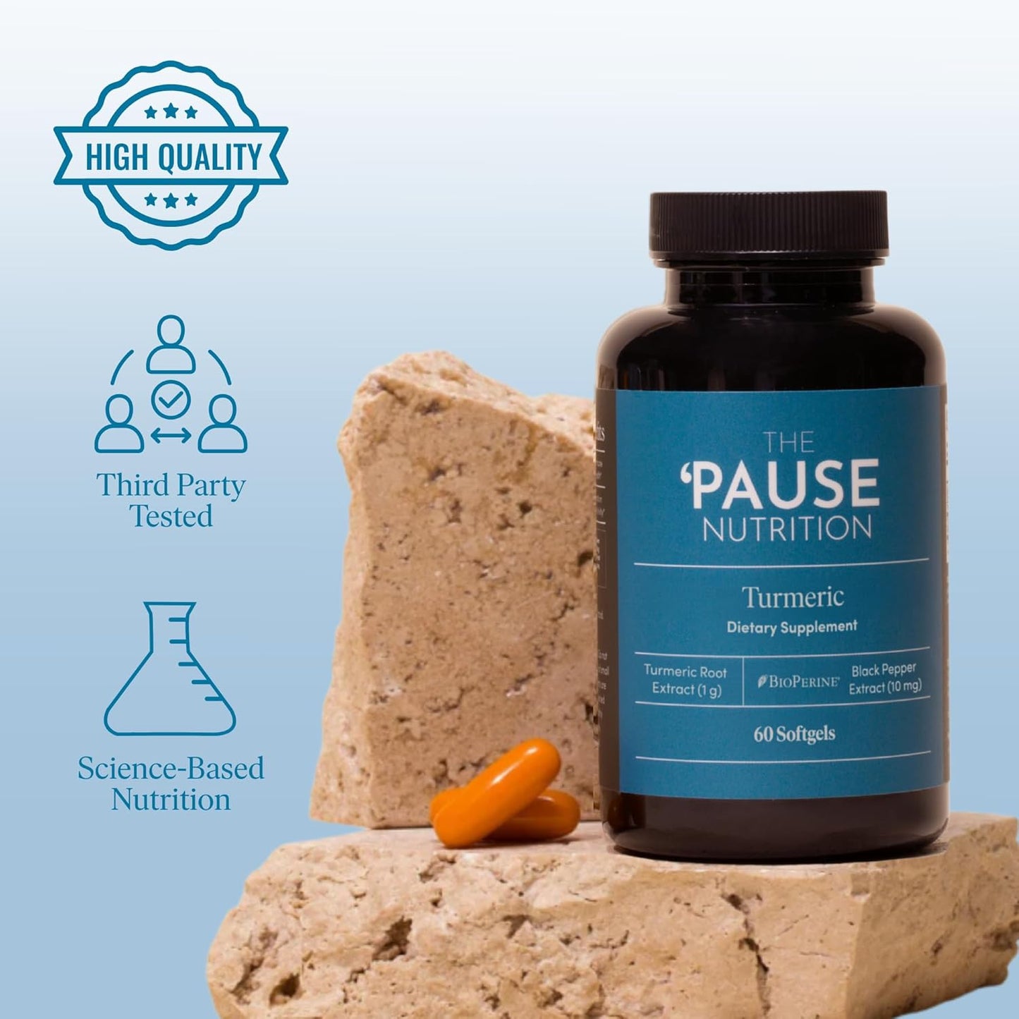 The 'Pause Life Cúrcuma, suplemento para mujeres y hombres, apo...