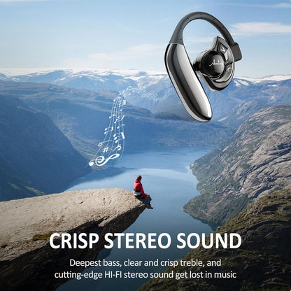 Auriculares Bluetooth inalámbricos Bluetooth compatibles con Android, iPhone, smartphones, laptops, 28 horas de tiempo de reproducción V5.2, auriculares inalámbricos con micrófono con cancelación de ruido