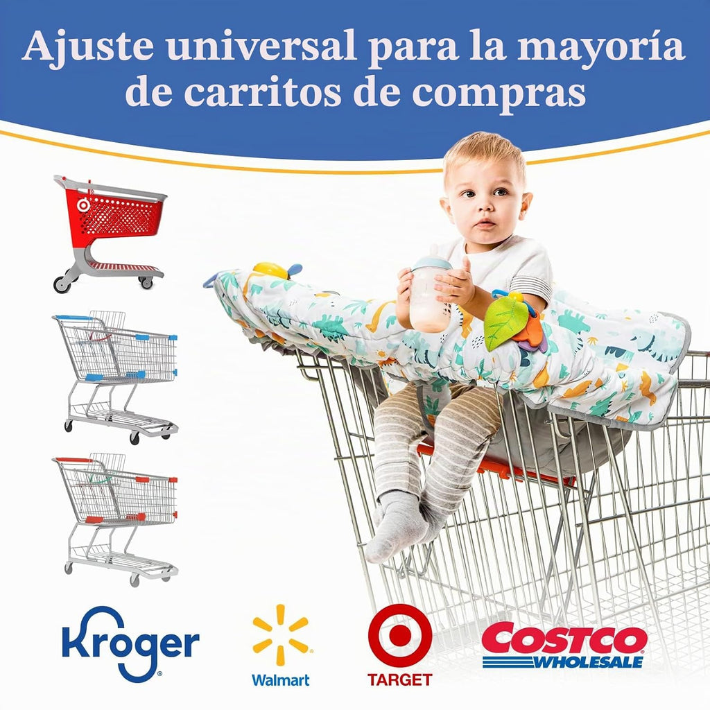 PILLANI Funda para carrito de compras para bebé, funda para silla a...