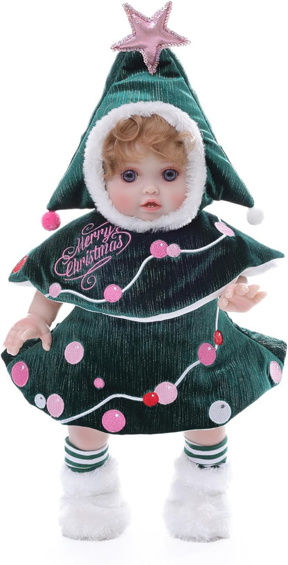 Cloveray Muñecas de bebé, 18 pulgadas realista Reborn Full Vinyl Ba...