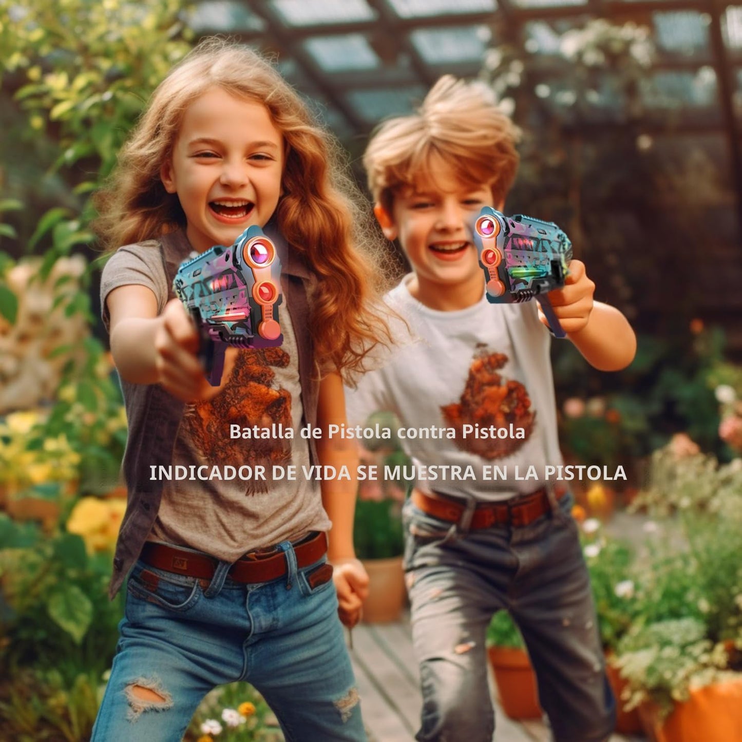 Juego de Laser Tag de 2, Juego de Laser Tag para Niños Juego Interi...