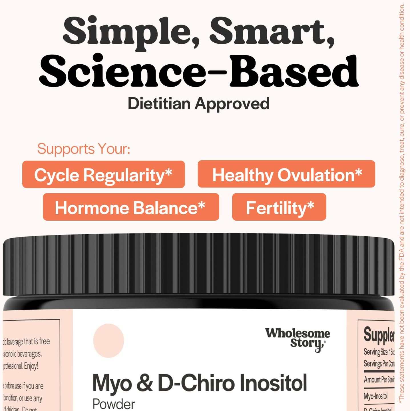 Suplemento en polvo de mio-inositol y D-Chiro inositol para mujeres...