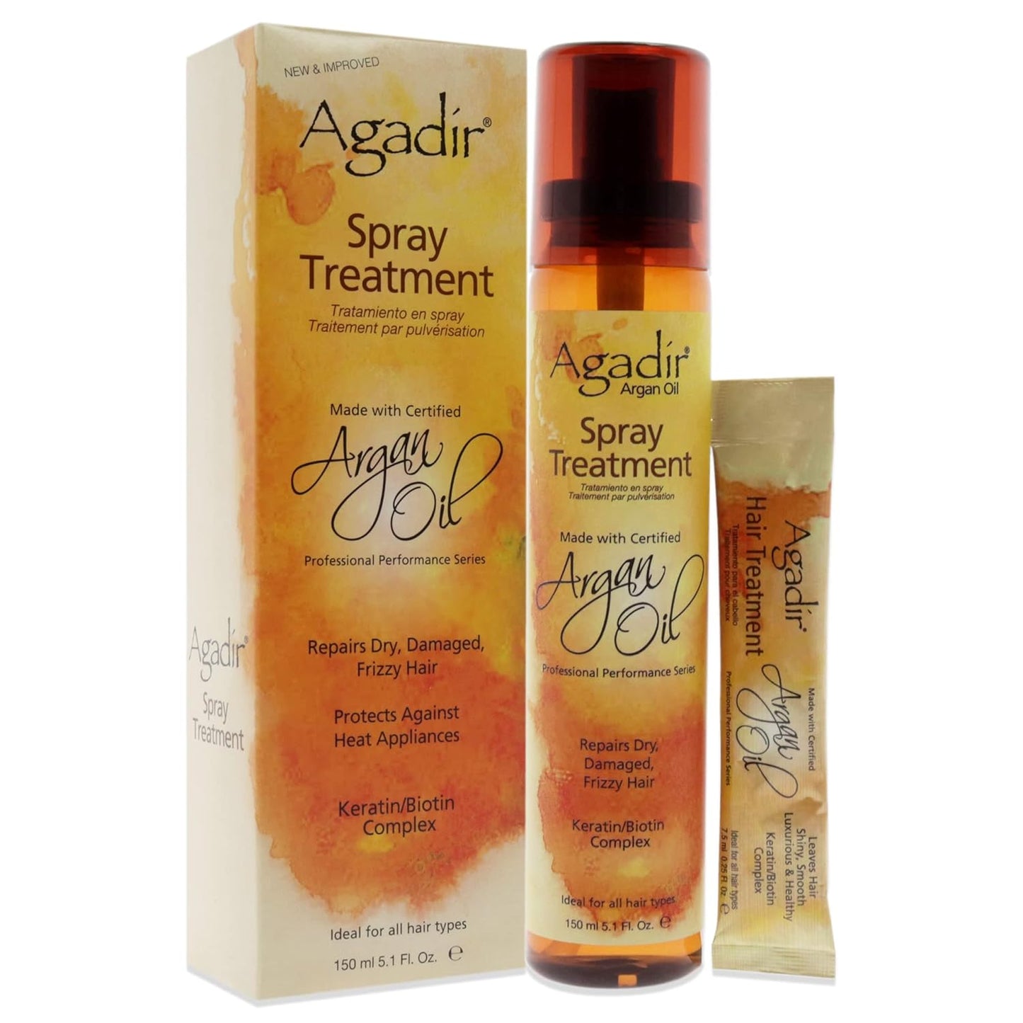 Tratamiento de aceite de argán en espray