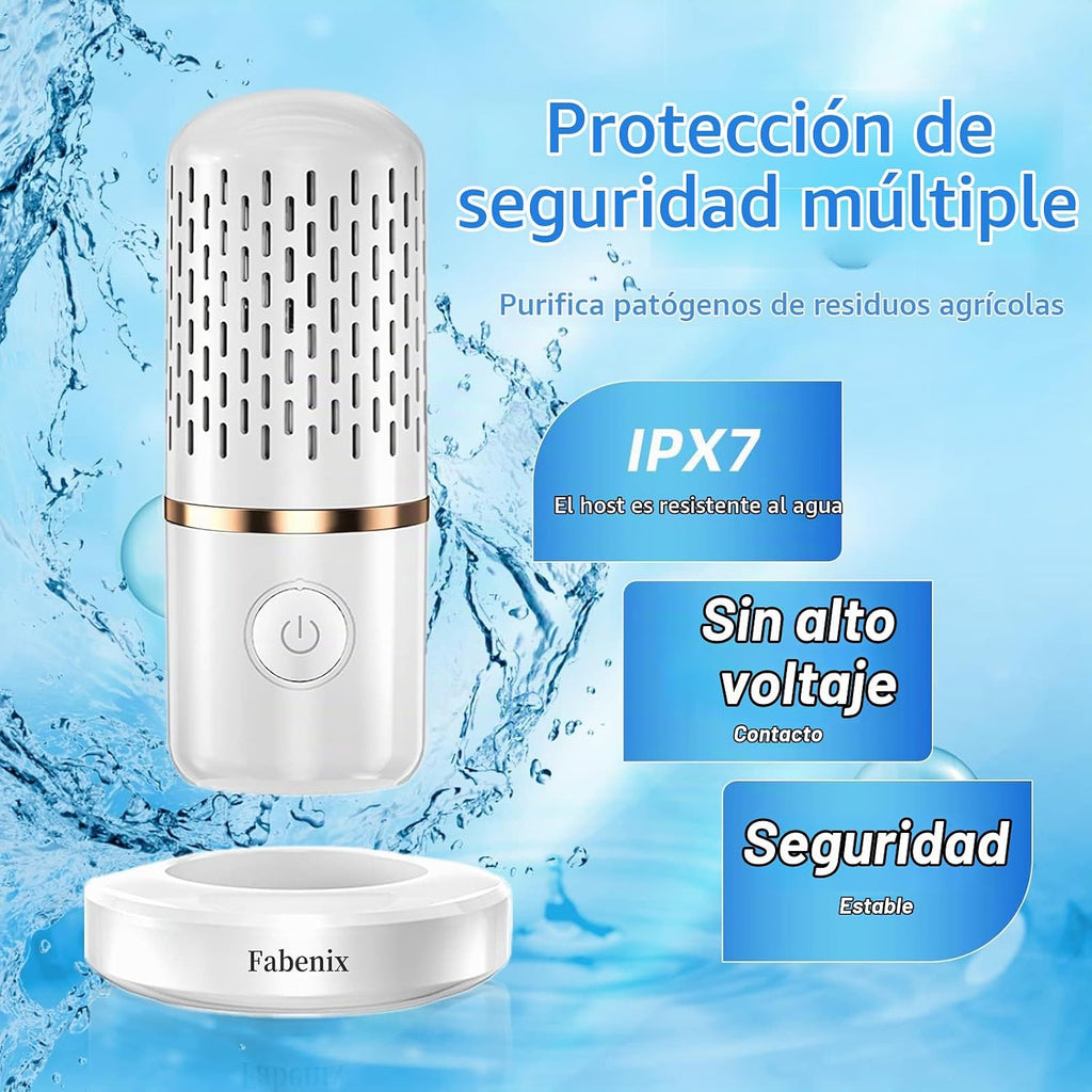 Fabenix Máquina de limpieza de frutas y verduras, purificador de al...