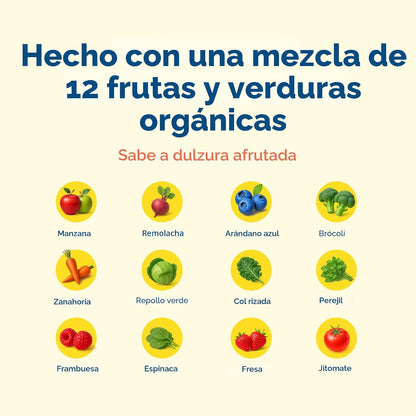 Hiya Multivitamínico para niños, más de 15 vitaminas y minerales es...
