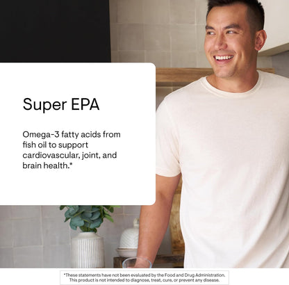 THORNE - Super EPA - Ácidos grasos Omega-3 EPA 425mg &amp; DHA 270m...
