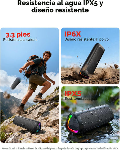 BolaButty Altavoz Bluetooth con sonido HD, inalámbrico portátil, IP...