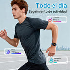 Fitpolo Reloj inteligente, rastreador de actividad AMOLED de 1.85 p...