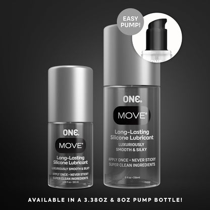 One Lubricante One Move para preservativos, 3.4 fl oz