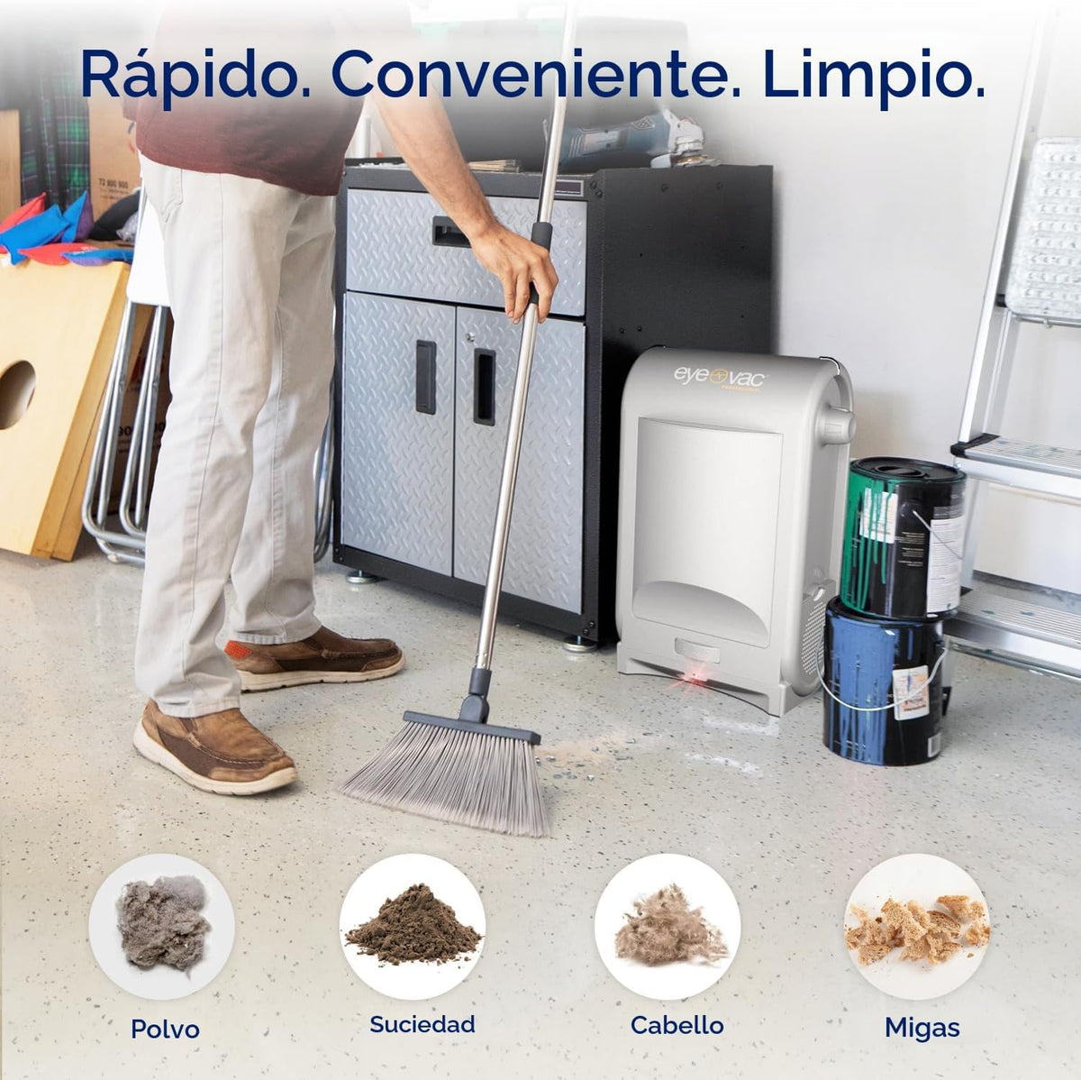 EyeVac Pro Aspiradora automática sin contacto, ultra rápido y poten...