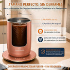 Juego de 2 tazas de café con agitación automática, tazas calentadas...