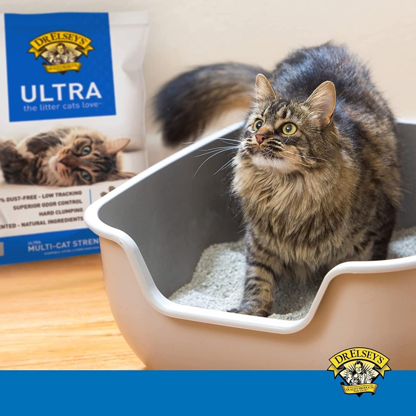 Dr. Elsey's Arena para gatos de arcilla aglutinante ultra sin p...