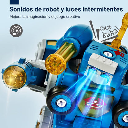 CubicFun - Juguete de robot-vehículo para desmontar, 5 en 1, juguet...
