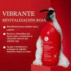 Luseta Champú Iluminador Color Rojo 16.9oz | Champú para cabello ro...