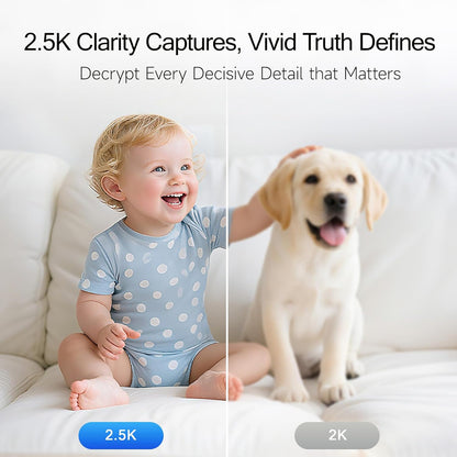 CINMOORE 2.5K Cámara para Mascotas\/Perros con Altavoz\/Aplicación...