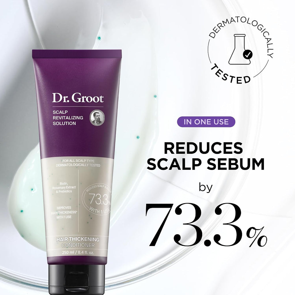 Dr. Groot Suero Densificante, Champú, Acondicionador y Tratamiento...