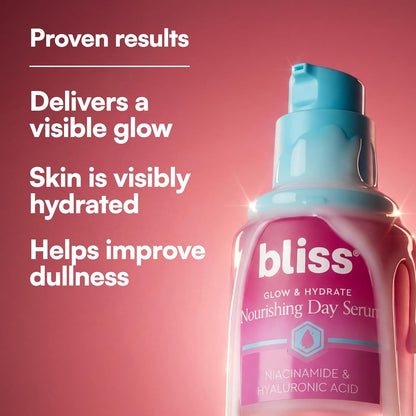 Bliss - Suero iluminador e hidratante con niacinamida y ácido hialu...