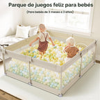 Fodoss - Corralito para bebés y niños pequeños, 59 x 69 pulgadas, c...