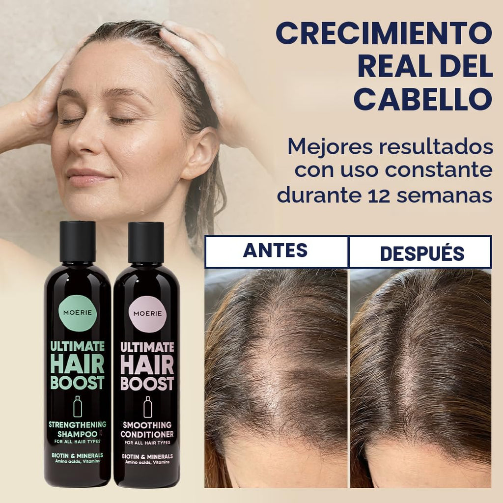 Moerie Champú y acondicionador voluminizador para la caída del cabe...