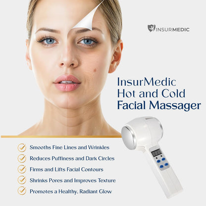 InsurMedic Masajeador facial caliente y frío - Herramienta de belle...