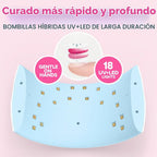 SUNUV Lámpara de uñas LED UV, secador de uñas para esmalte de gel,...
