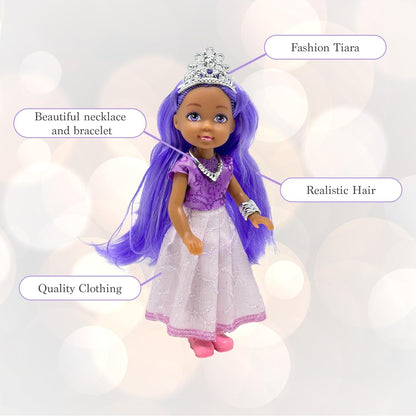 Set de Muñecas Pequeñas con Mini Muñecas de Princesa para Niñas \u2...
